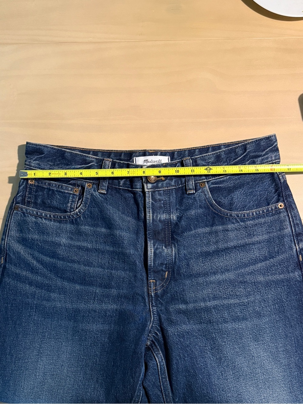 NEW Madewell Darted Barrel Jean Size 28R - Picture 5 of 6